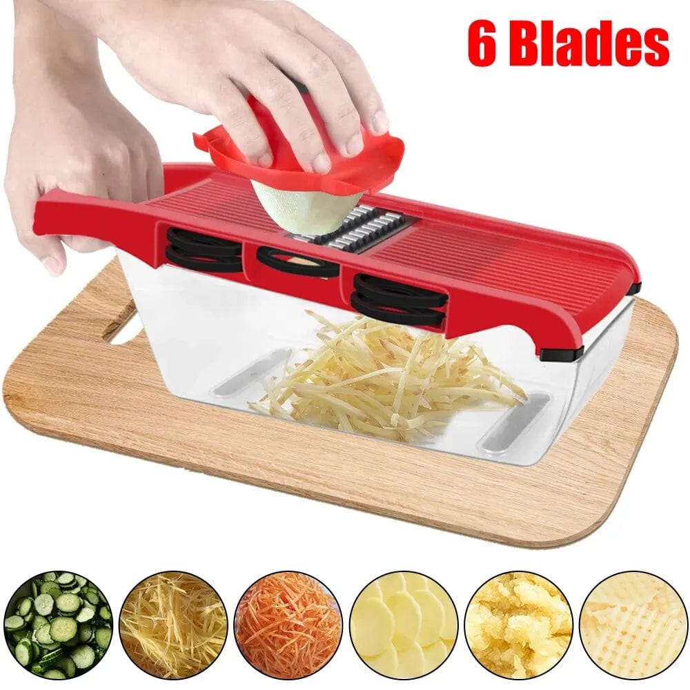 10 In 1 Mandoline Slicer Vegitable Cutter with Storage Box