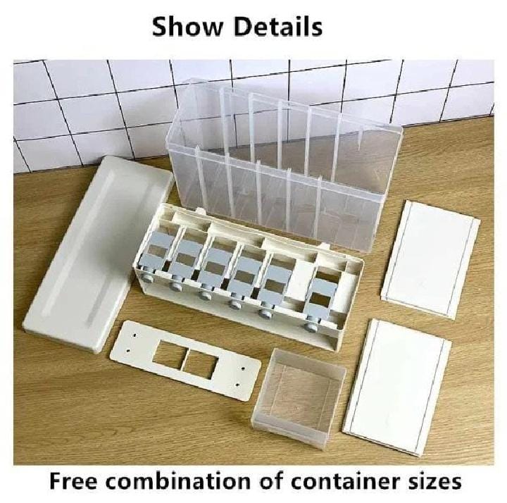 6in1 Wall Mounted Cereal Dispenser