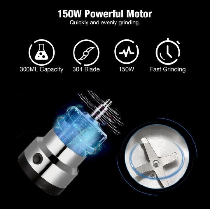 Electric Coffee & Spices Grinder 300ML