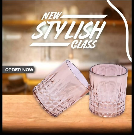Pack of 2 Premium Stylish Glass Collection