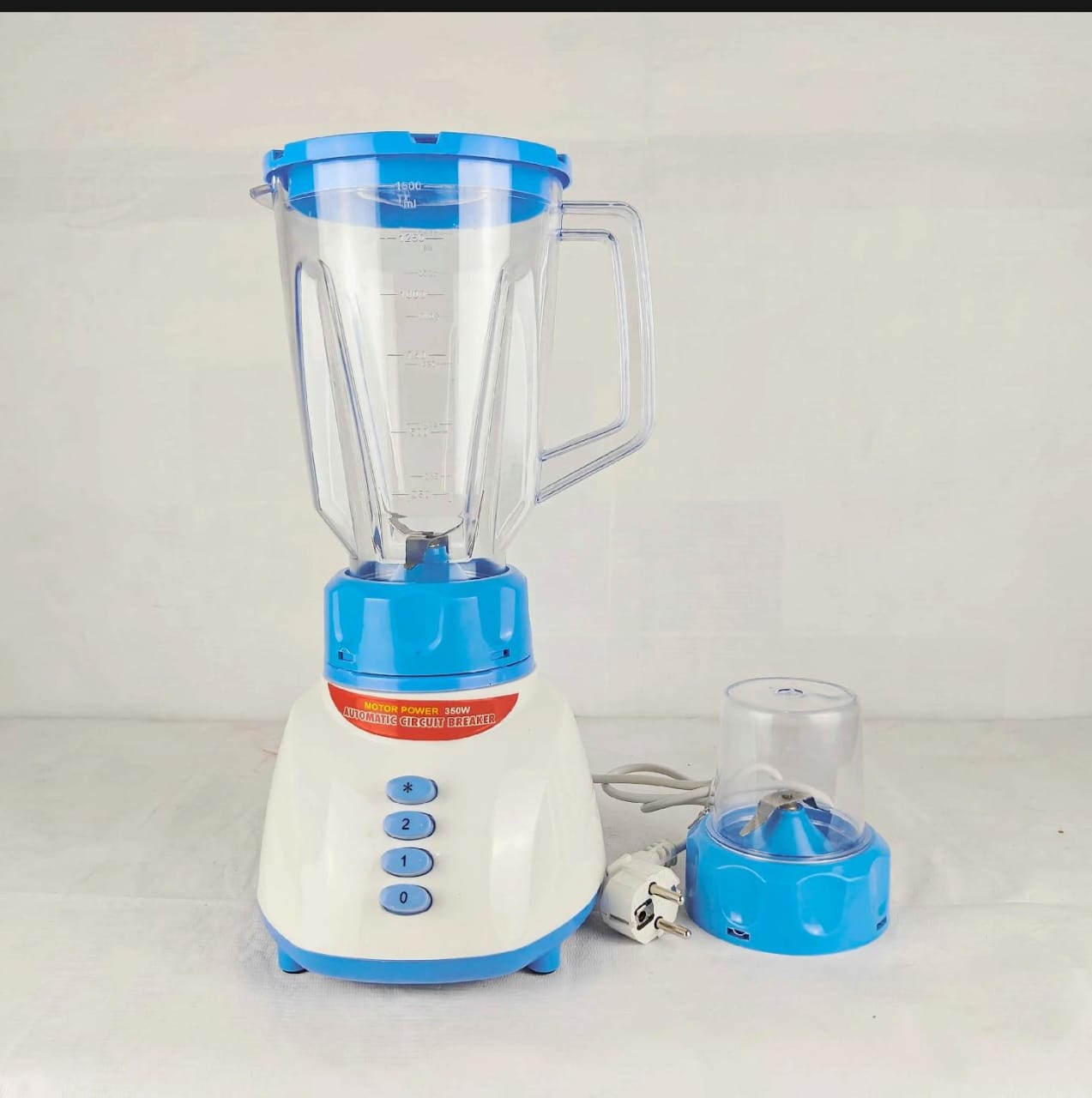 HomePride 2 in 1 Table Electric Blender & Grinder 2.5 Year Warranty