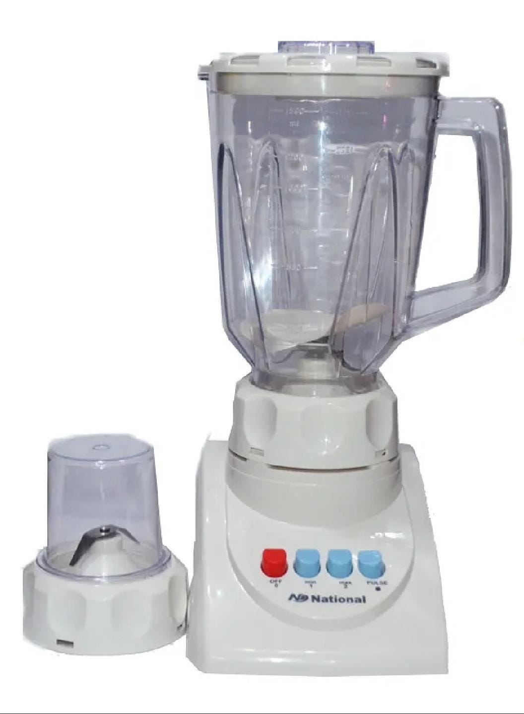 2 in 1 National Electric Blender & Grinder With 2 Year Warranty