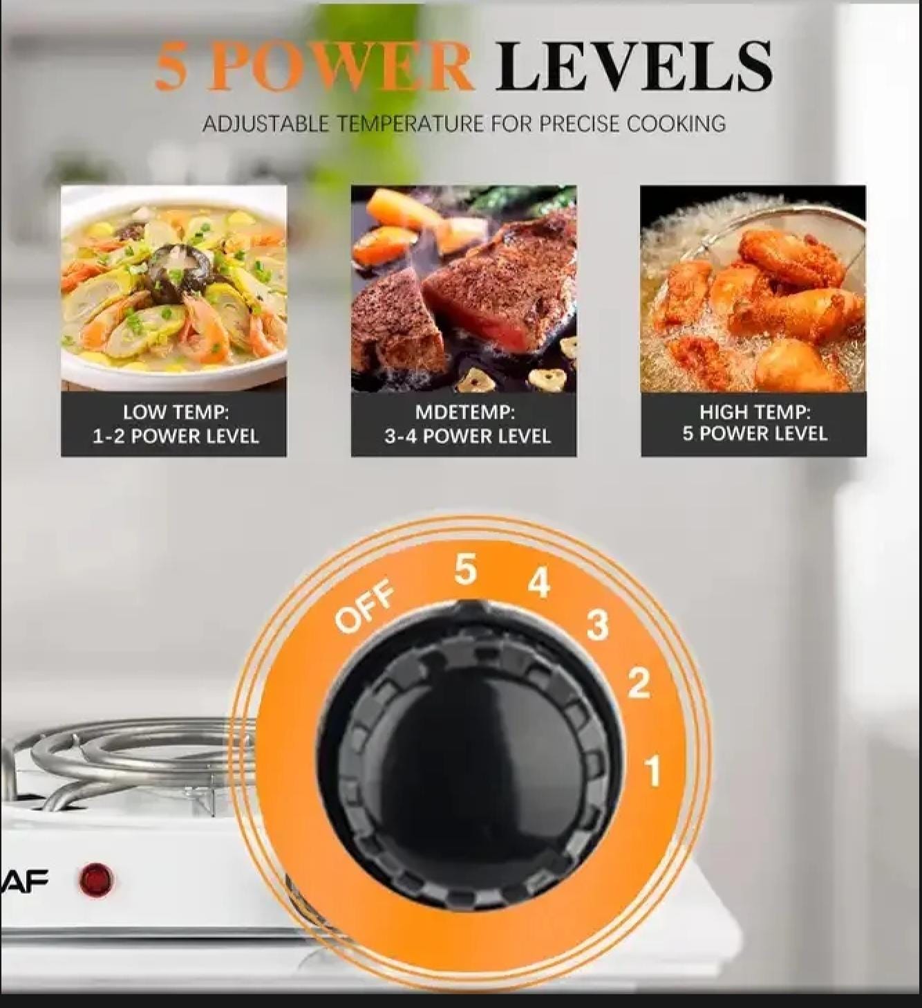 🌟 RAF Electric Stove Single Burner Hot Plate 🔥
