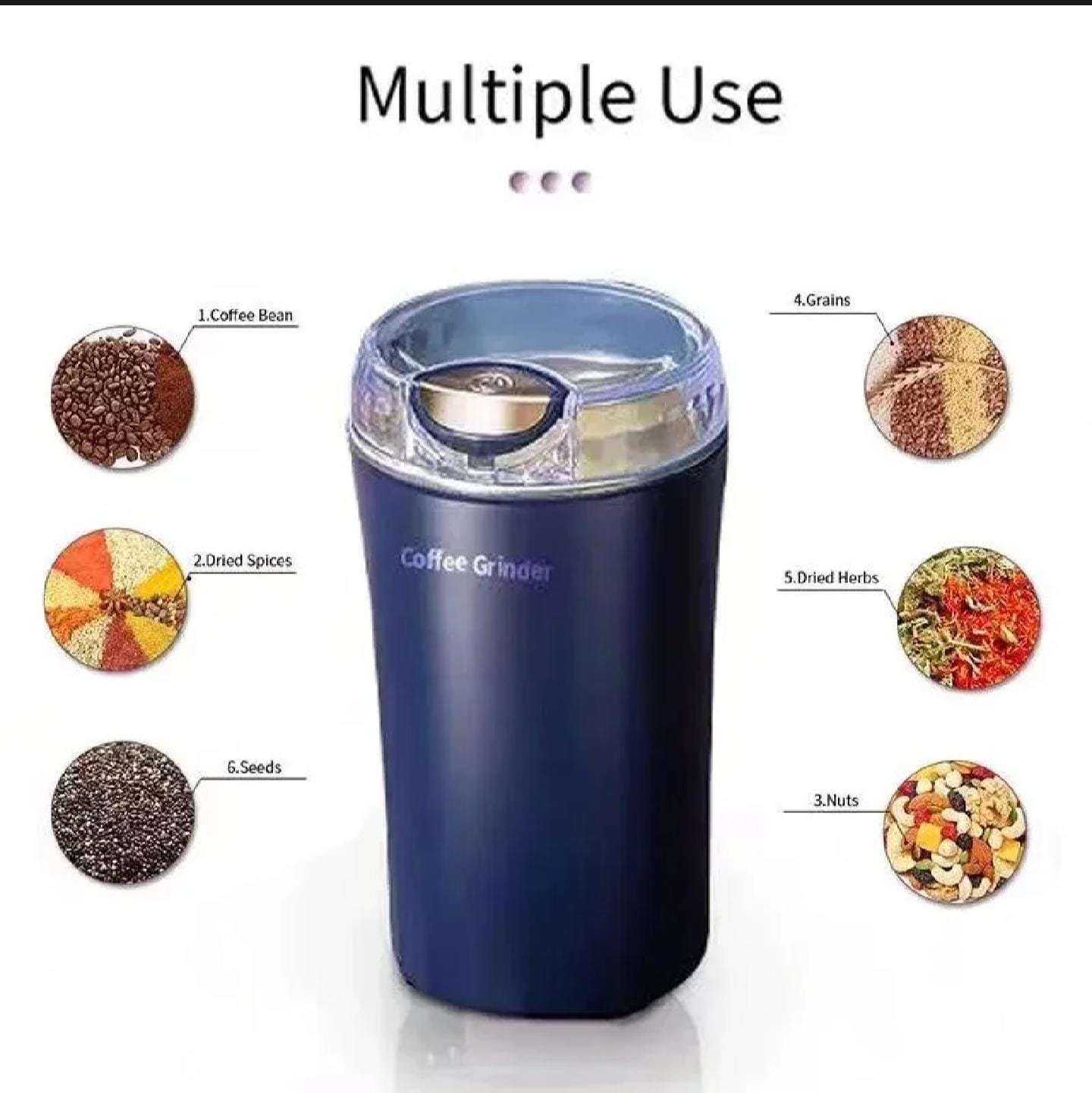 Powerful Electric Masala & Coffee Grinder