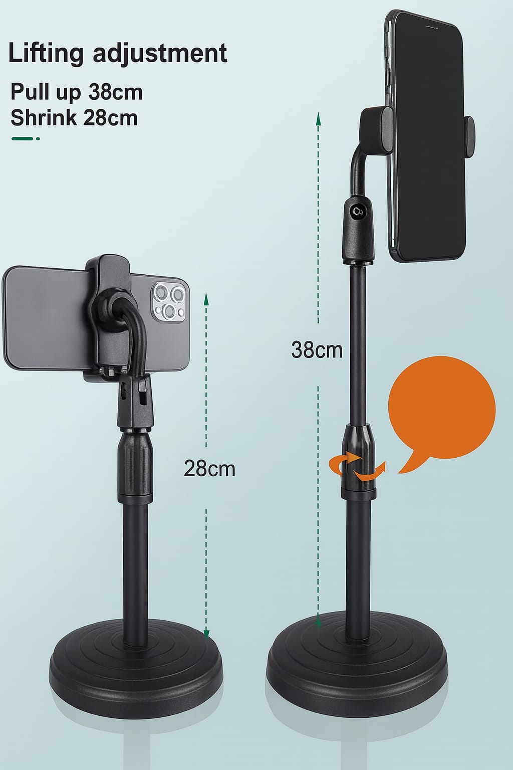Adjustable Flexible Gooseneck Mobile Holder Stand