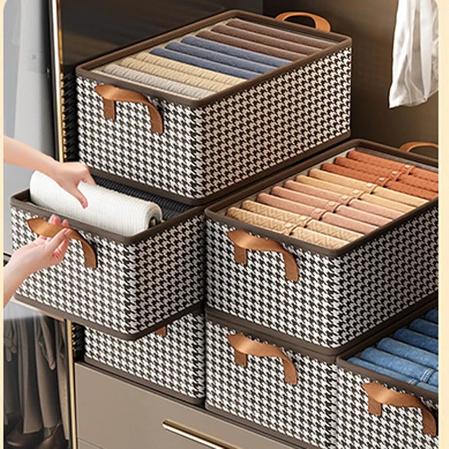 3-in-1 Foldable Clothes Organizer Box
