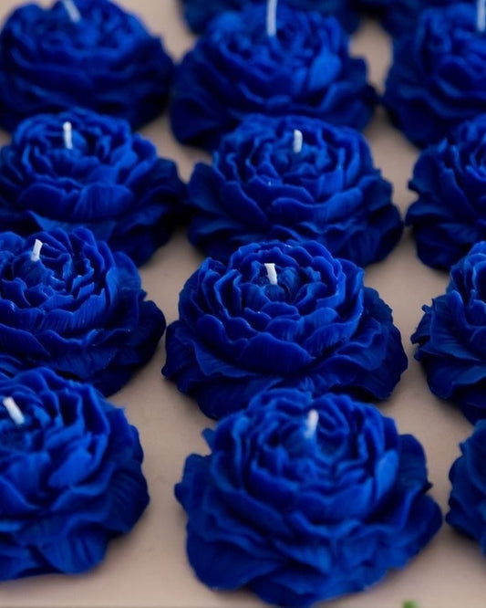 Peony Flower Shape Scented Candle