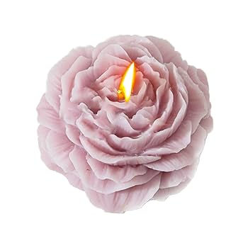 Peony Flower Shape Scented Candle