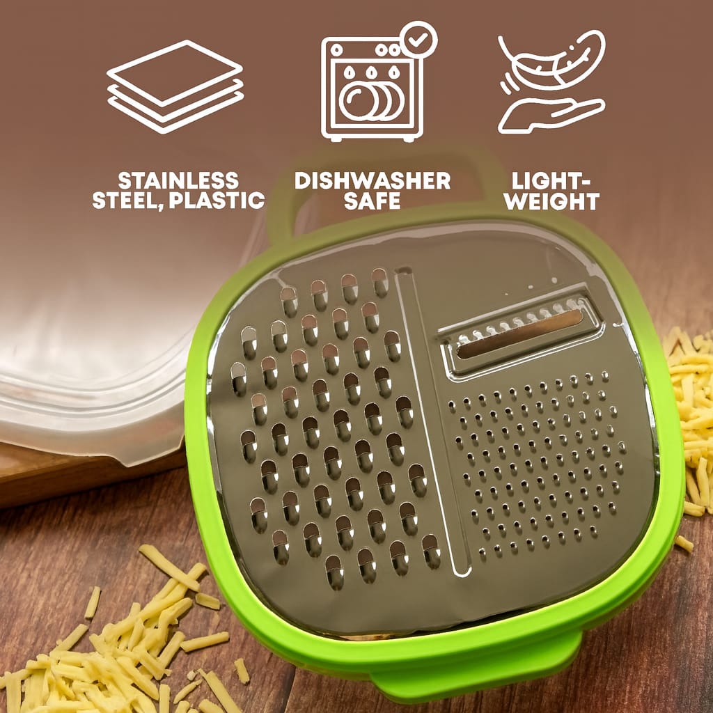 4 -In- 1 Multi-Functional Kitchen Grater with Storage Box