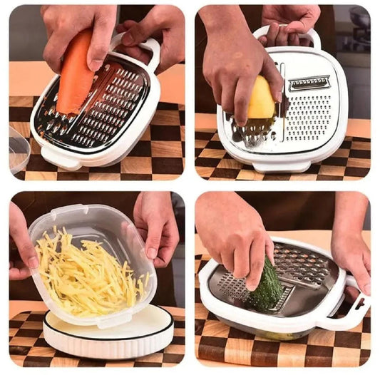 4 -In- 1 Multi-Functional Kitchen Grater with Storage Box