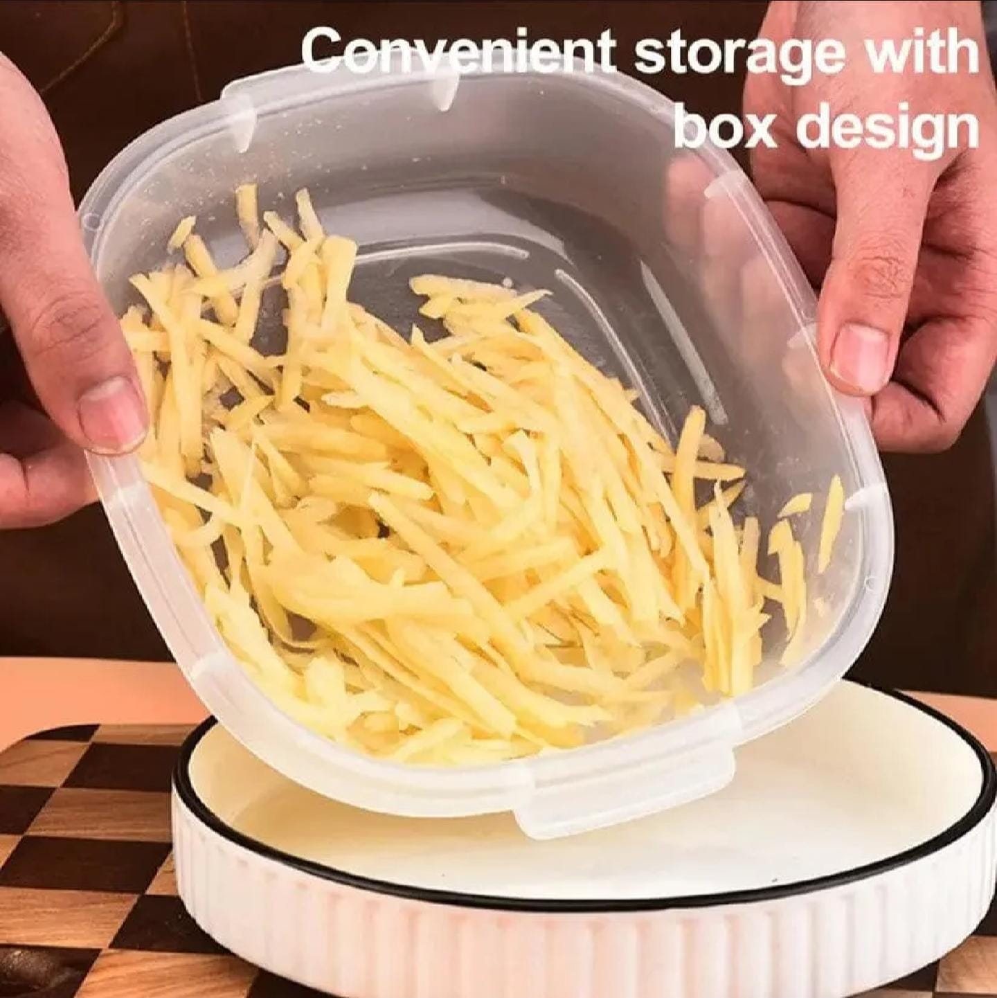 4 -In- 1 Multi-Functional Kitchen Grater with Storage Box