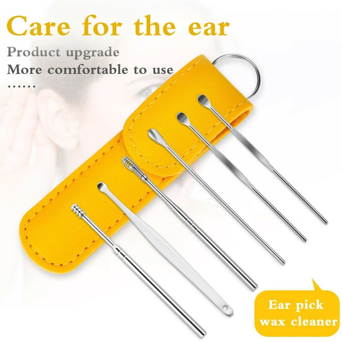 Stainless Steel Ear Wax Cleaner Set