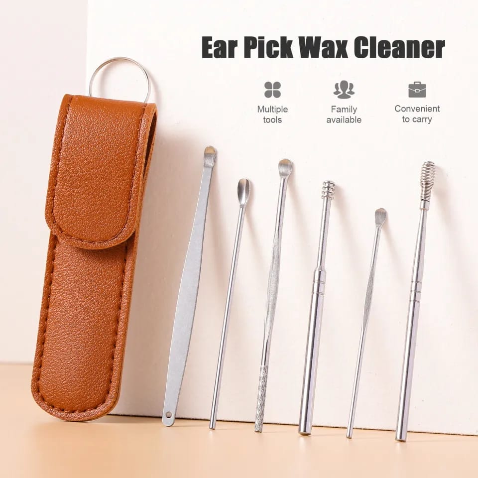 Stainless Steel Ear Wax Cleaner Set