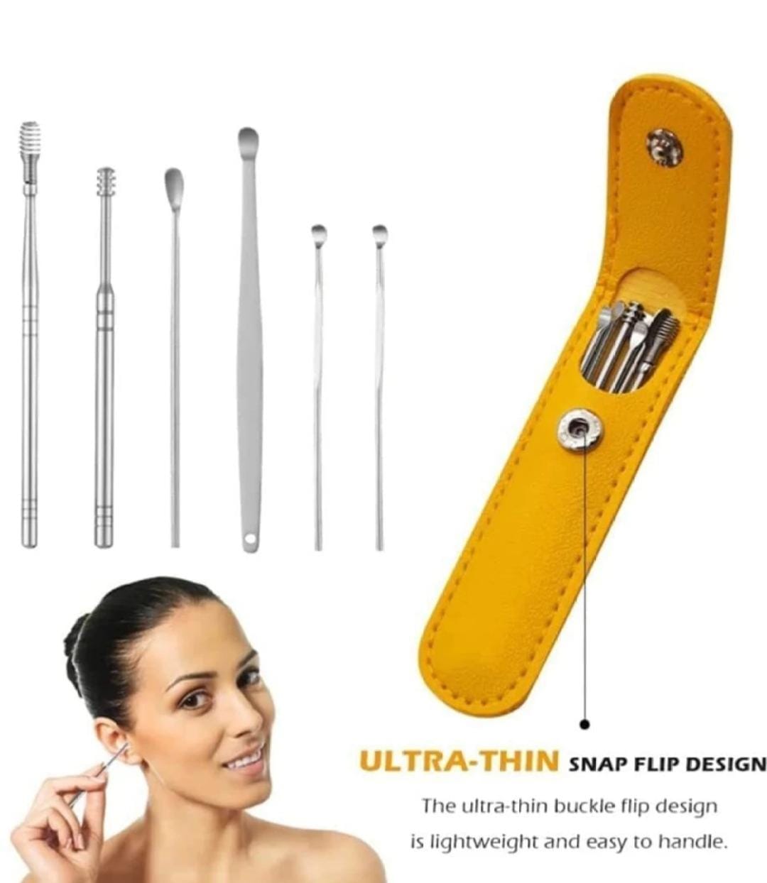 Stainless Steel Ear Wax Cleaner Set
