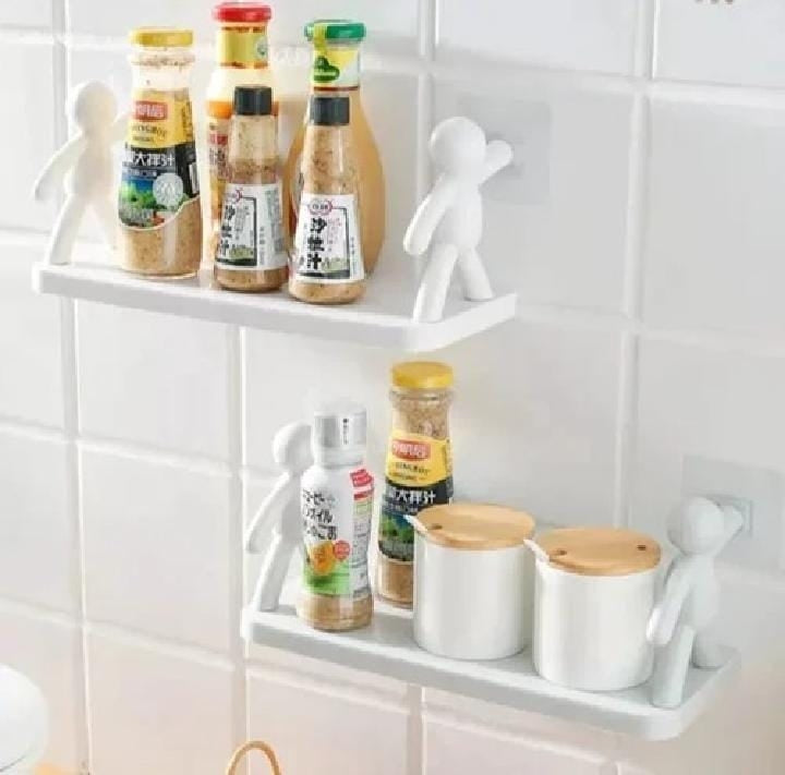 Wall-Mounted Human Shelf