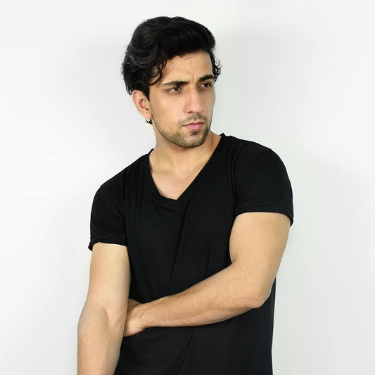 Men's Classic V-Neck Slim Fit T-Shirt