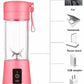 Mini USB Juicer Blender 6-Blade Rechargeable Portable Smoothie Maker