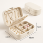 2-Layer Luxury Travel Jewelry Organizer