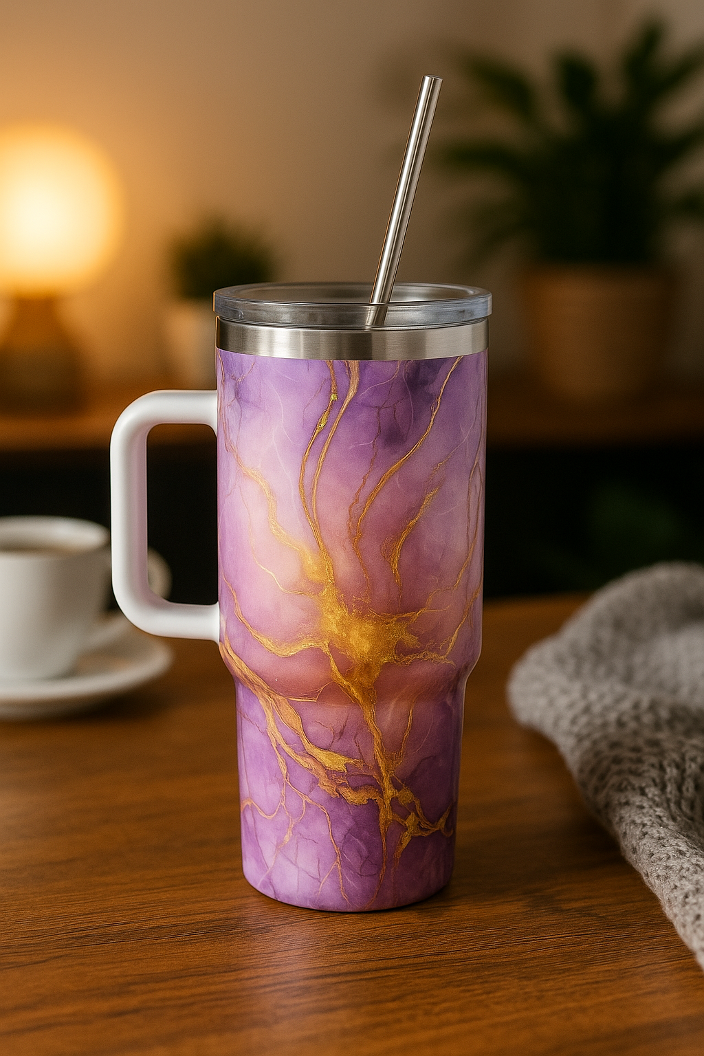 Stanley Quencher H2.0 40oz Stainless Steel Marble Tumbler