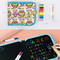 Kids Reusable Doodle Drawing Book with 12 Color Pens