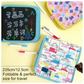 Kids Reusable Doodle Drawing Book with 12 Color Pens