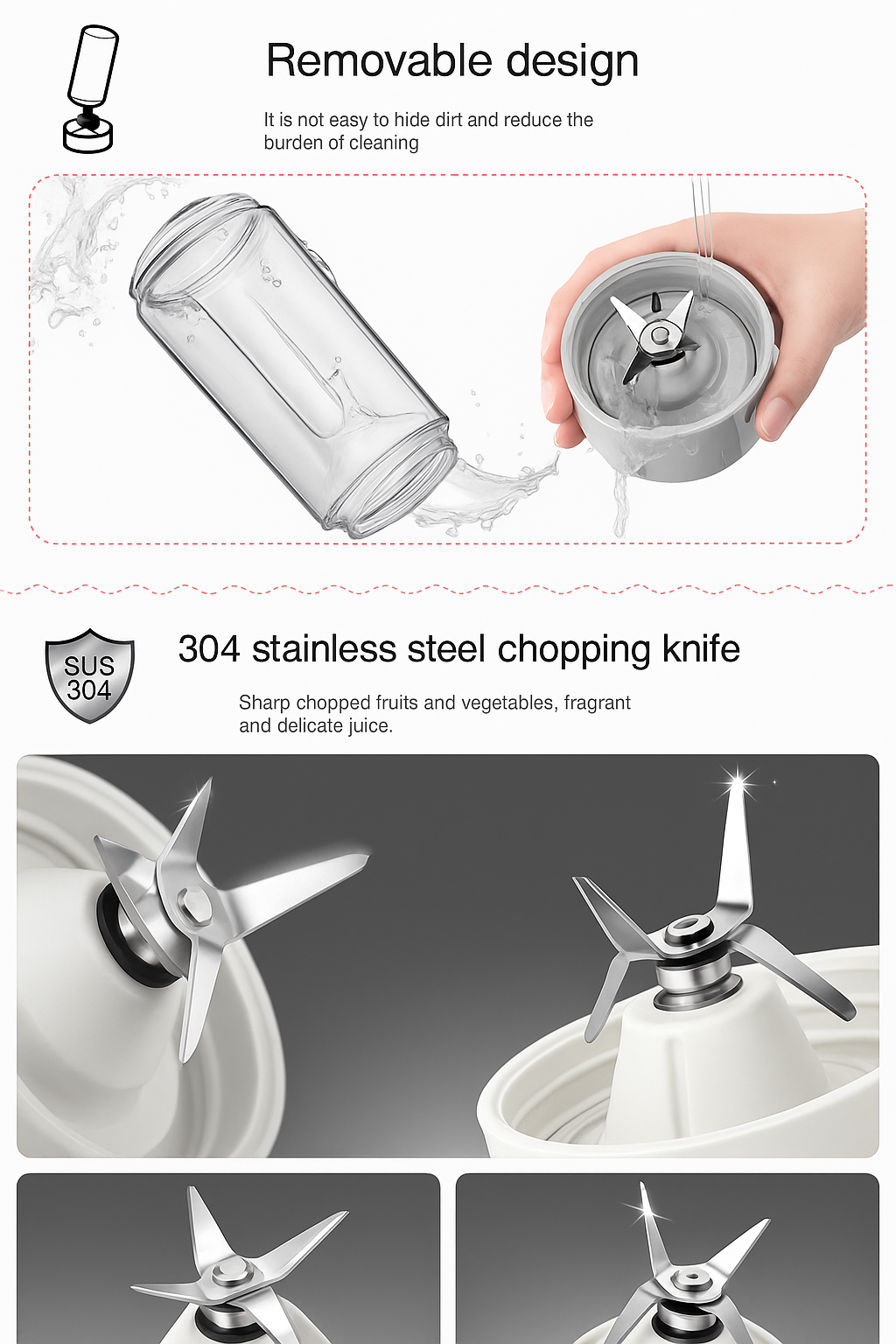 HomePride 3 in 1 Table Electric Blender & Grinder With 2.5 Year Warranty