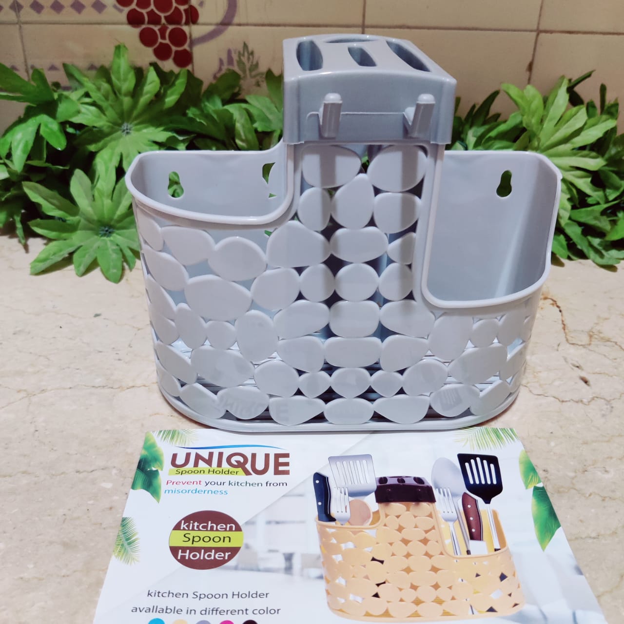 Multi-Section Kitchen Utensil Holder