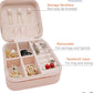 Portable PU Leather Jewelry Organizer Box