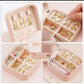 Portable PU Leather Jewelry Organizer Box