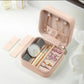 Portable PU Leather Jewelry Organizer Box