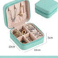 Portable PU Leather Jewelry Organizer Box