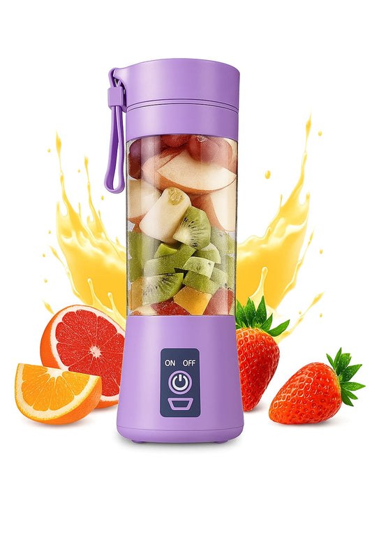 Mini USB Juicer Blender 6-Blade Rechargeable Portable Smoothie Maker