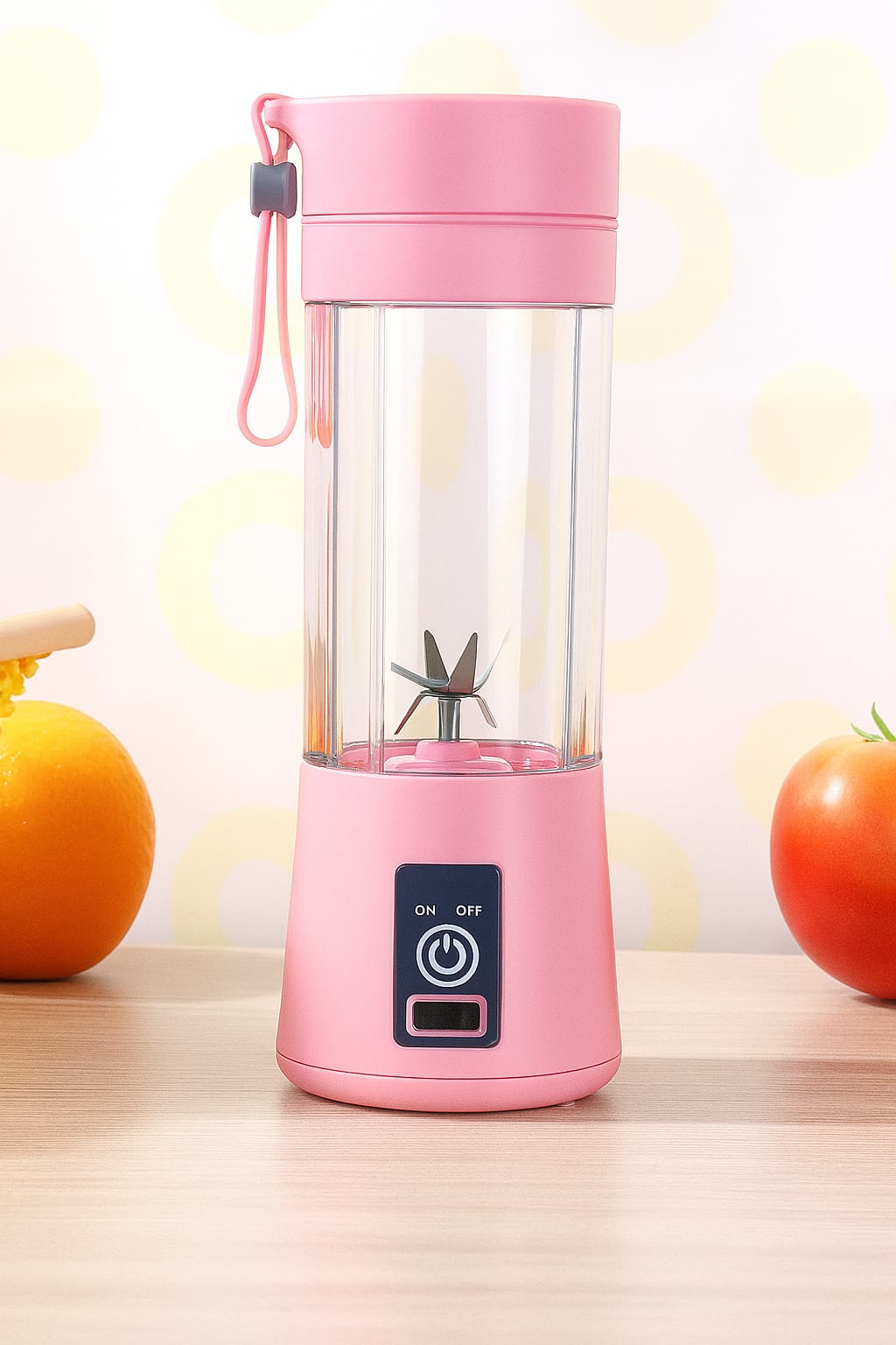 Mini USB Juicer Blender 6-Blade Rechargeable Portable Smoothie Maker