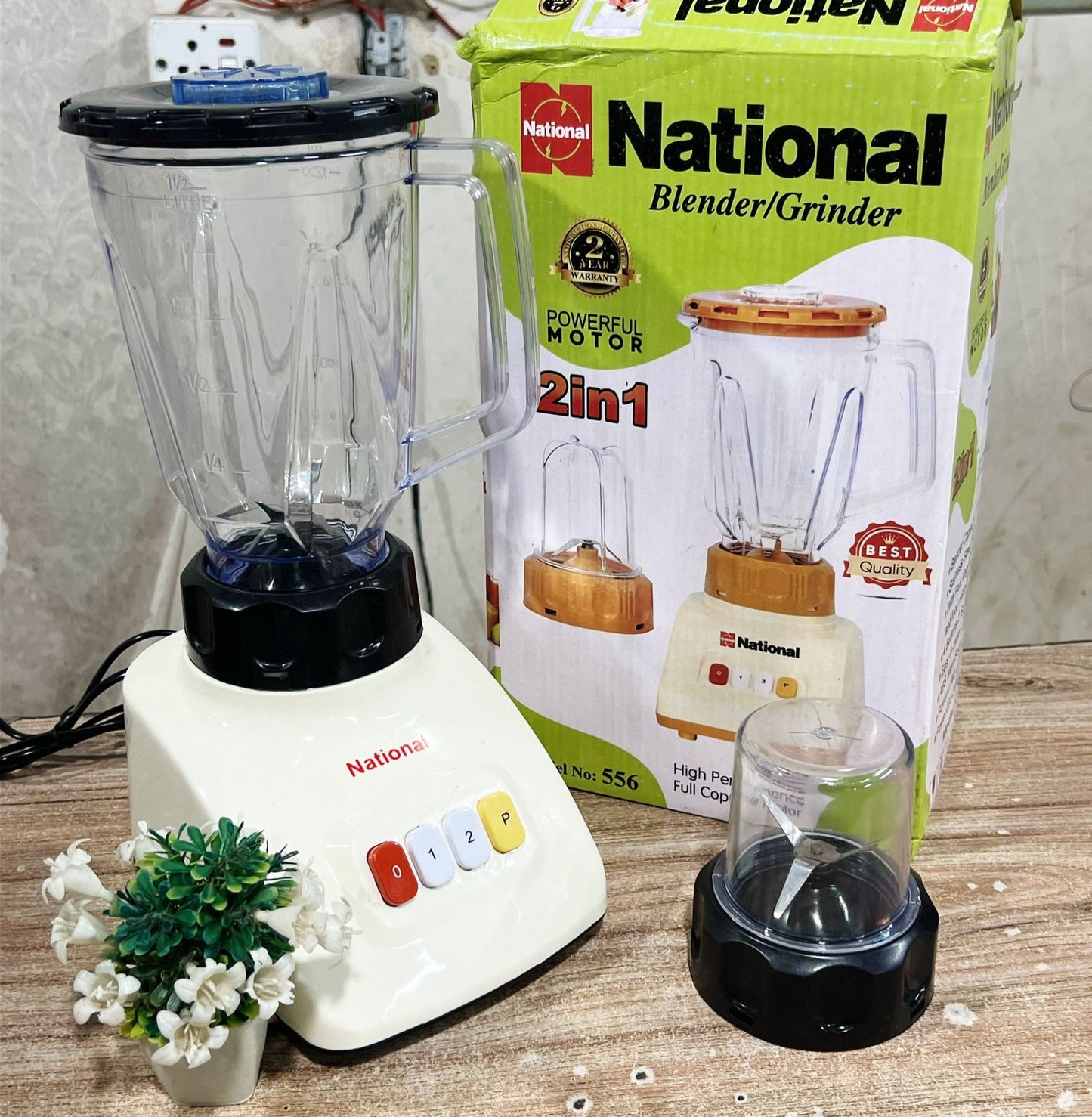 2in1 Table Electric Blender/Grinder with Box Packing