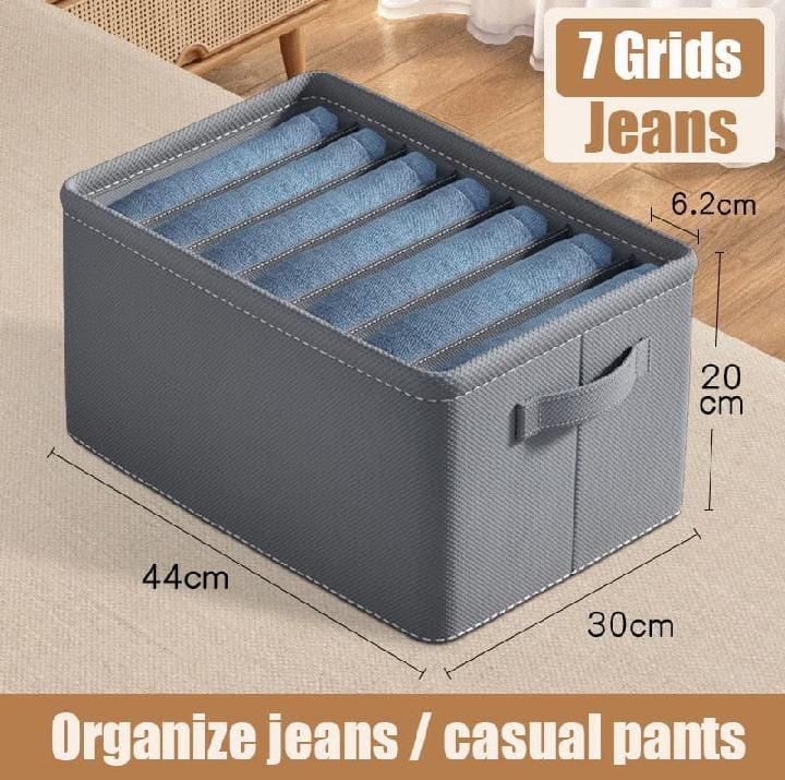 3-in-1 Foldable Clothes Organizer Box