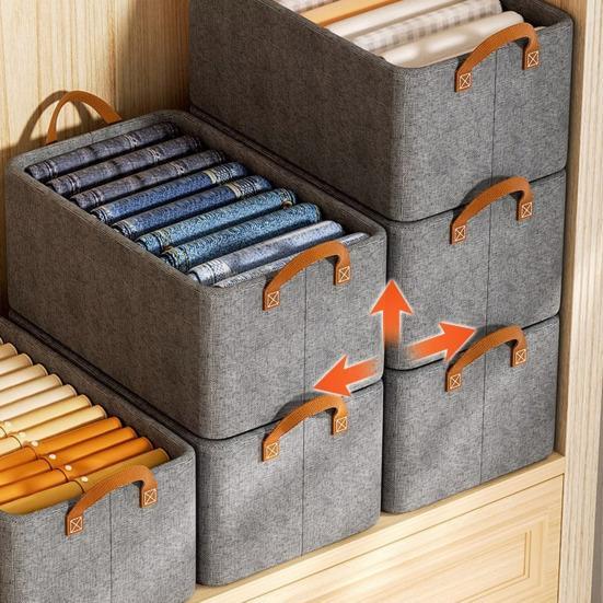 3-in-1 Foldable Clothes Organizer Box