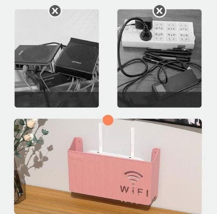 WiFi Router Storage Box – Wall Mount Holder