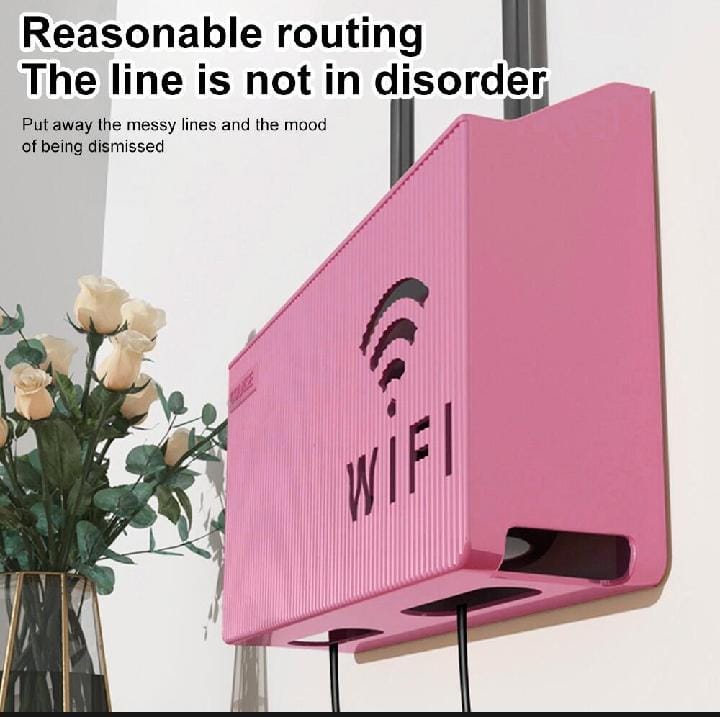 WiFi Router Storage Box – Wall Mount Holder