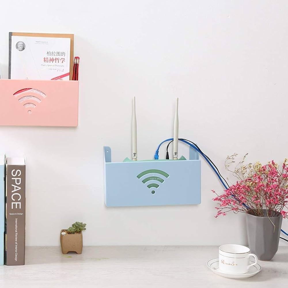 WiFi Router Storage Box – Wall Mount Holder