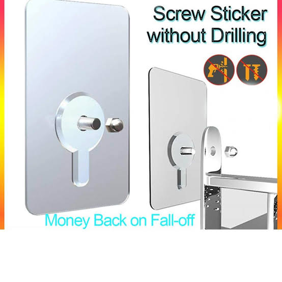 Punch Screw Sticker Hook (Punch-Free Wall Mount)