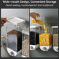 Wall Mounted Punch Free Rice And Cereal Dispenser