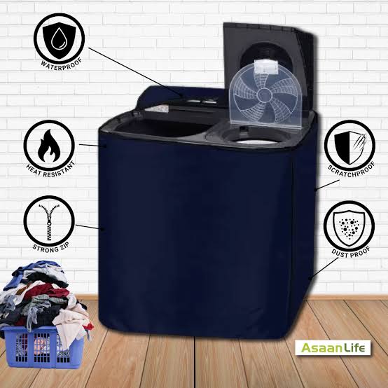 Twin-Tub Washing Machine Cover (Large Size )