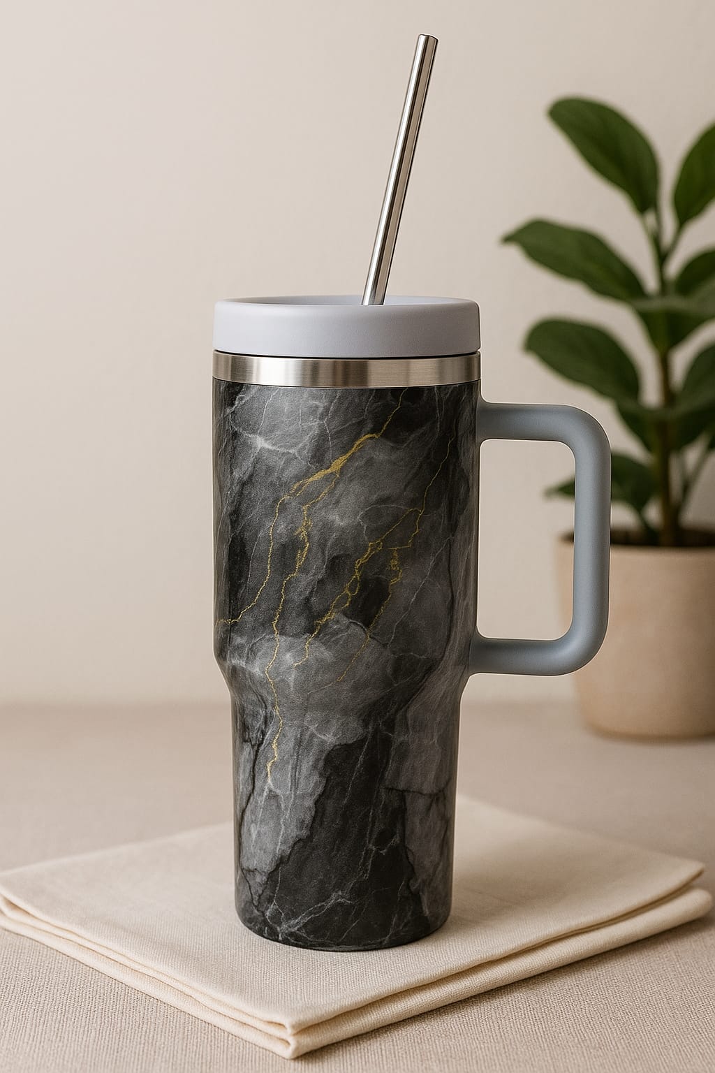 Stanley Quencher H2.0 40oz Stainless Steel Marble Tumbler