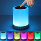 Bluetooth LED Lamp Speaker 7 Color Touch Light