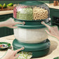 9KG Double Layer 360° Rotating Grain Dispenser
