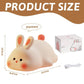 Rabbit Silicone Night Light with Music & Timer