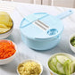 Multi-Function 9-in-1 Vegetable Basket Cutter & Slicer