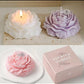 Peony Flower Shape Scented Candle