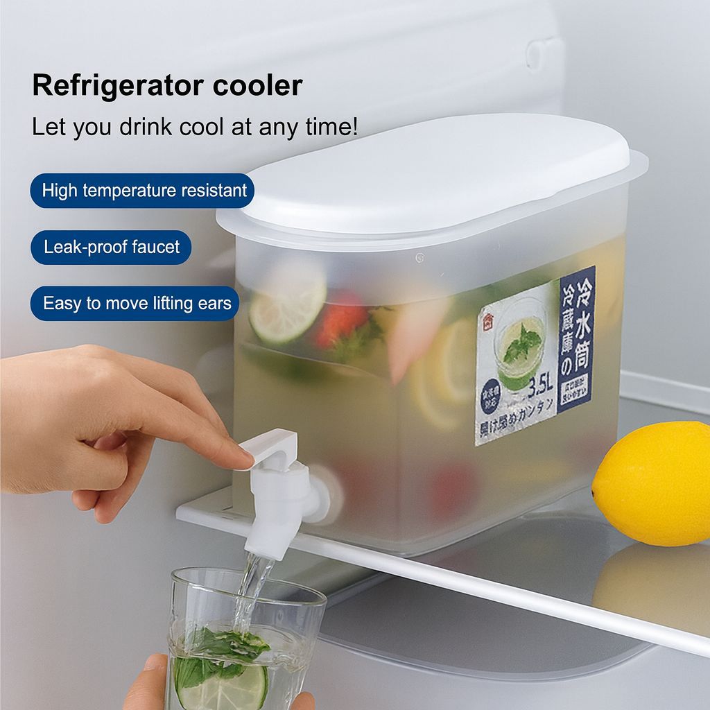 Fridge Water Cooler with Faucet 2500ML