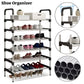 6 Layer Pure Stainless Steel Pipes Shoes Organizer